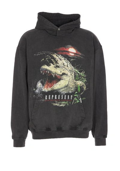 Represent T-shirt  Men In Grey