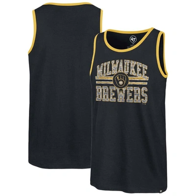 47 ' Navy Milwaukee Brewers Winger Franklin Tank Top