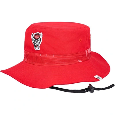 Colosseum Men's  Red Nc State Wolfpack What Else Is New? Bucket Hat
