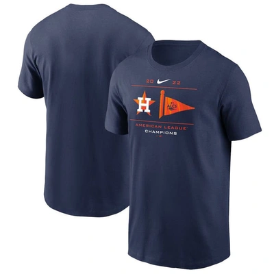 Nike Navy Houston Astros 2022 American League Champions Pennant T-shirt