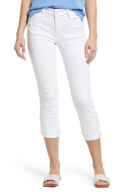 Kut From The Kloth Amy Fray Hem Crop Skinny Jeans In White
