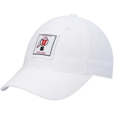 Black Clover White Utah Utes Dream Adjustable Hat