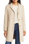 Lauren Ralph Lauren Wool Blend Reefer Coat In Donegal Hb