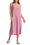 Splendid Breeze Midi Dress In Deep Orchid