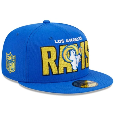 New Era Royal Los Angeles Rams 2023 Nfl Draft 59fifty Fitted Hat