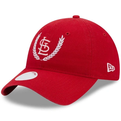 New Era Red St. Louis Cardinals Leaves 9twenty Adjustable Hat