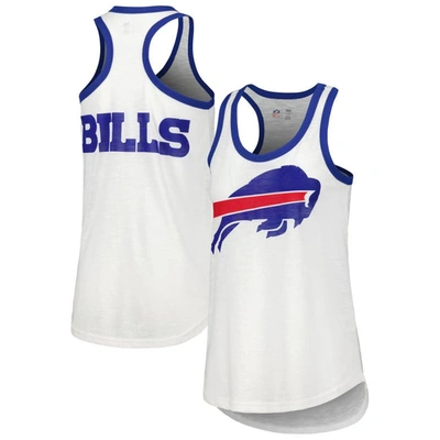 G-iii 4her By Carl Banks White Buffalo Bills Tater Tank Top