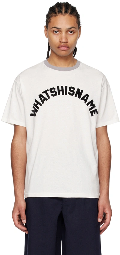 Bode White 'whatshisname' T-shirt