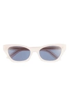 Dior Midnight 53mm Butterfly Sunglasses In Pink Blue