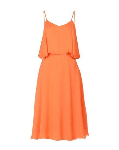 Space Style Concept Knee-length Dress In Orange