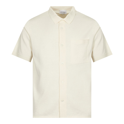 Norse Projects Rollo Cotton Linen Shirt In White