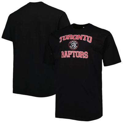 Profile Black Toronto Raptors Big & Tall Heart & Soul T-shirt