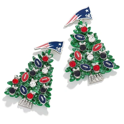 Baublebar New England Patriots Tree Earrings In Green
