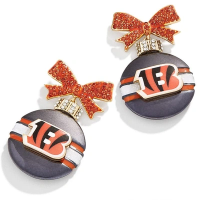 Baublebar Cincinnati Bengals Ornament Earrings In Black