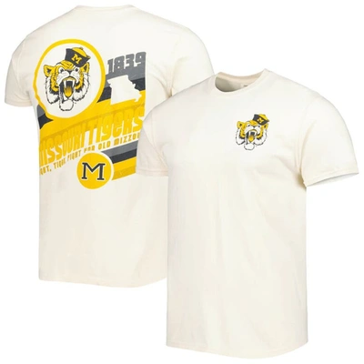 Image One Cream Missouri Tigers Vault Vintage Comfort Color T-shirt