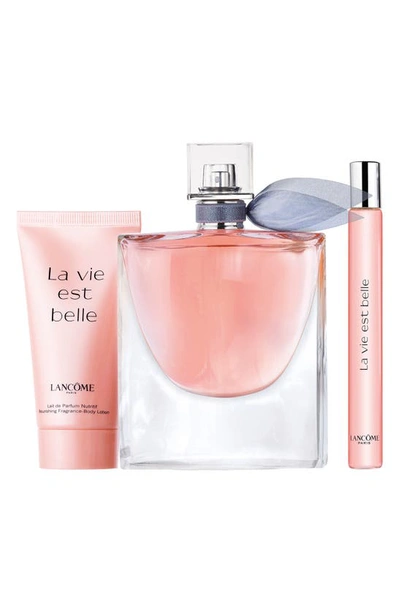 Lancôme La Vie Est Belle 3-piece Fragrance Gift Set Usd $197 Value