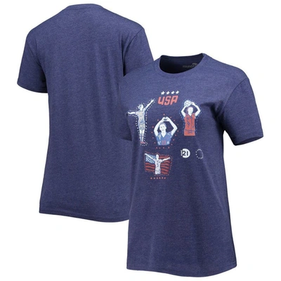 Round21 Navy Uswnt One Team One Goal T-shirt