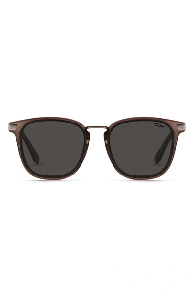 QUAY - Sunglasses - Jackpot Remixed - Brown Quay Jackpot Remixed Round Sunglasses | Shopbop main image 4