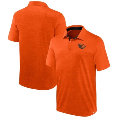 Fanatics Branded Heather Orange Oregon State Beavers Classic Homefield Polo