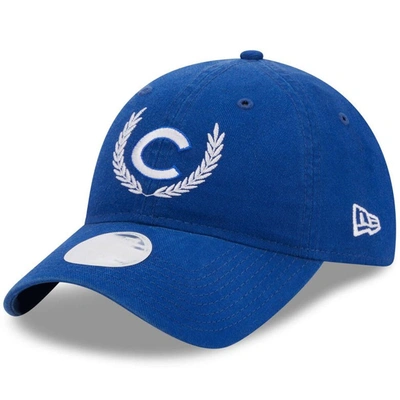 New Era Royal Chicago Cubs Leaves 9twenty Adjustable Hat