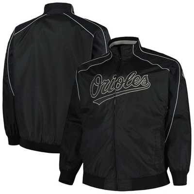 Profile Black Baltimore Orioles Nylon Full-zip Jacket