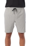 O'neill Reserve Drawstring Waist Shorts In Light Grey