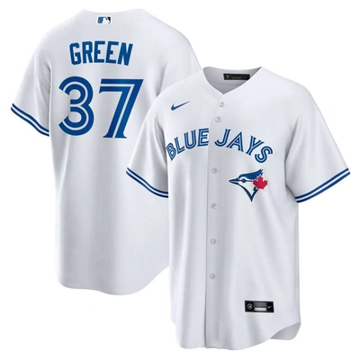Nike Chad Green White Toronto Blue Jays Home Replica Player Jersey