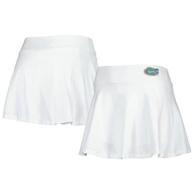 Zoozatz White Florida Gators Flowy Skort