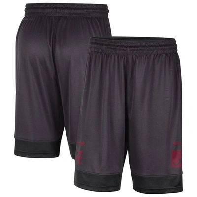 Nike Charcoal Alabama Crimson Tide Performance Fast Break Shorts