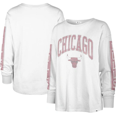 47 ' White Chicago Bulls City Edition Soa Long Sleeve T-shirt