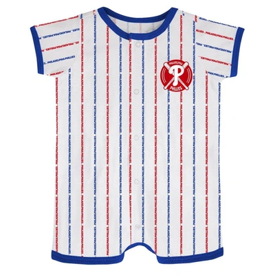 Outerstuff Babies' Infant White Philadelphia Phillies Ball Hitter Coverall
