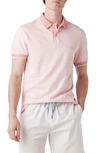 Rodd & Gunn Langs Beach Sports Fit Slub Tipped Polo In Coral