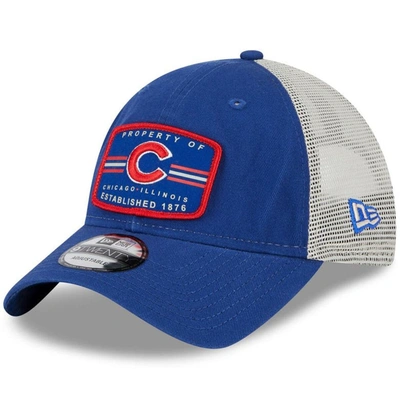 New Era Royal Chicago Cubs Property Trucker 9twenty Snapback Hat