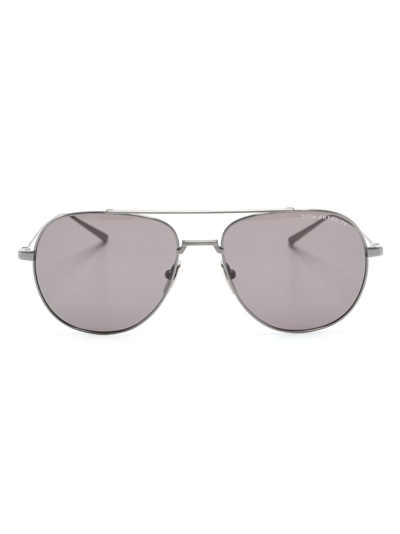 Dita Eyewear Aviator-frame Tinted Sunglasses In Silver