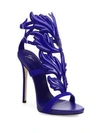 Giuseppe Zanotti Suede Wing Sandals In Setter