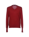 Drumohr Cashmere Blend In Maroon