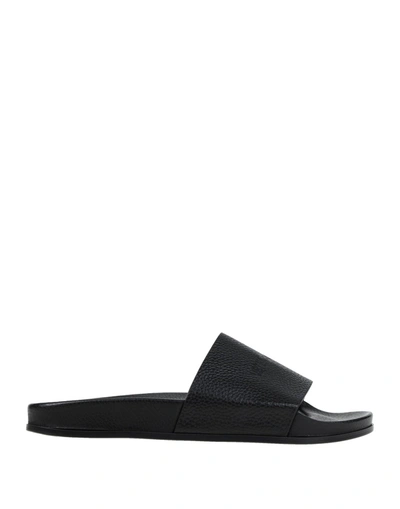 Vetements Sandals In Black
