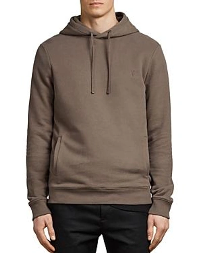 Allsaints Raven Oth Hoodie In Olive Green