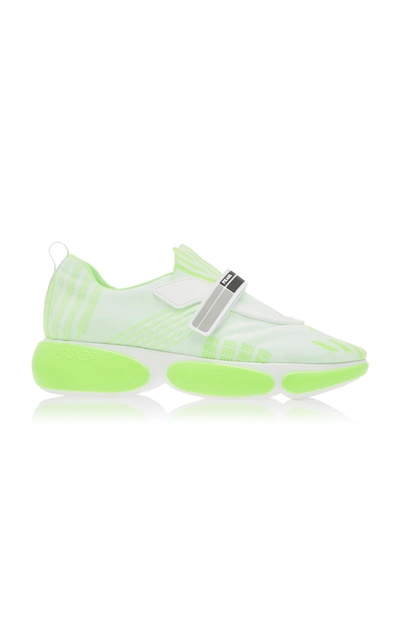 Prada Allacciate Sneaker In Green | ModeSens