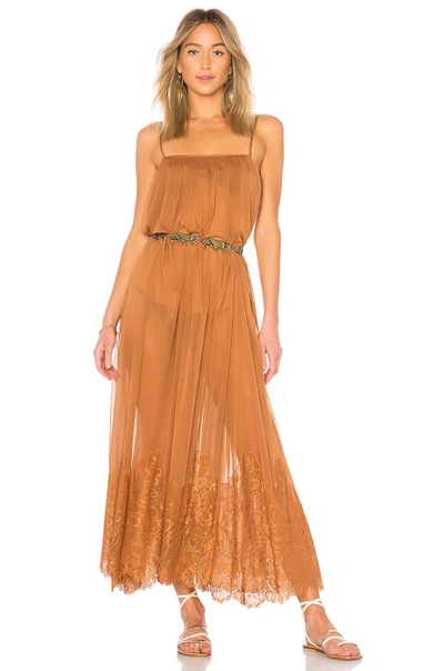 Hot As Hell Mad Maxi Dress In Brown