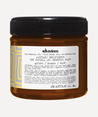 Davines - Alchemic Conditioner - # Golden (for Natural & Coloured Hair) 250ml/8.84oz In Gold Tone,yellow