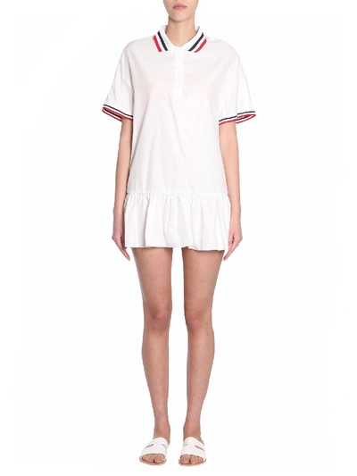 Moncler "glissade" Dress In White