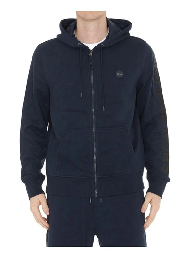 Michael Kors Spring Fleece Hoodie In Midnight