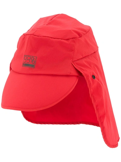 99% Is Front Logo Printed Hat - Red