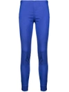 P.a.r.o.s.h Slim Fit Trousers In Blue