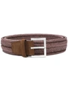 Orciani Vegetable Fibre Belt In Brown