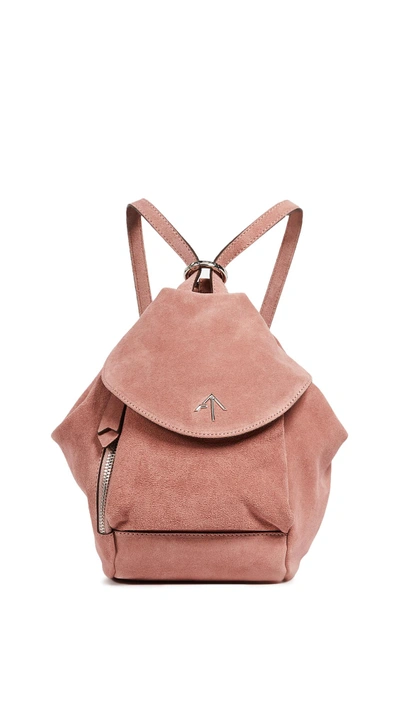fernweh mini suede backpack Bushwalk  Ginny's Flame & Thread yet made completely modern with this textured brushed suede material Manu Atelier - Fernweh Mini