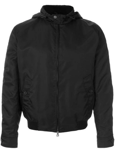 Sealup Zipped Fitted Jacket In Black