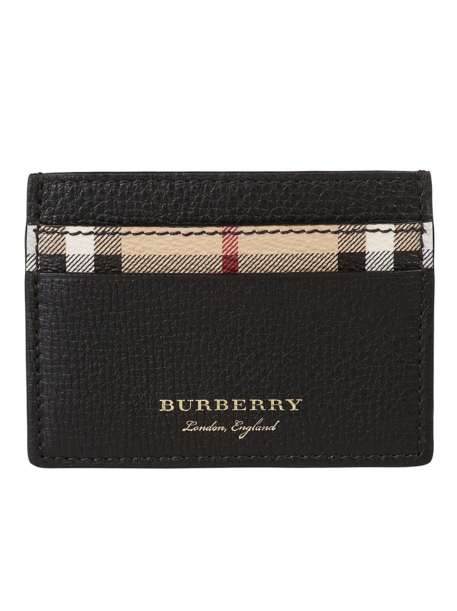 Burberry Card Holder In Black ModeSens