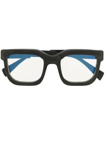 Kuboraum Square Frame Glasses In Black